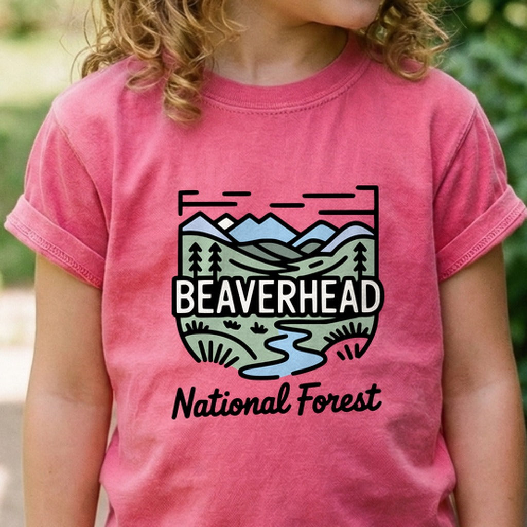 Beaverhead National Forest Kids Cotton T-Shirt