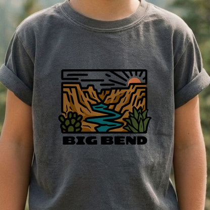 Big Bend National Park Kids Cotton T-Shirt