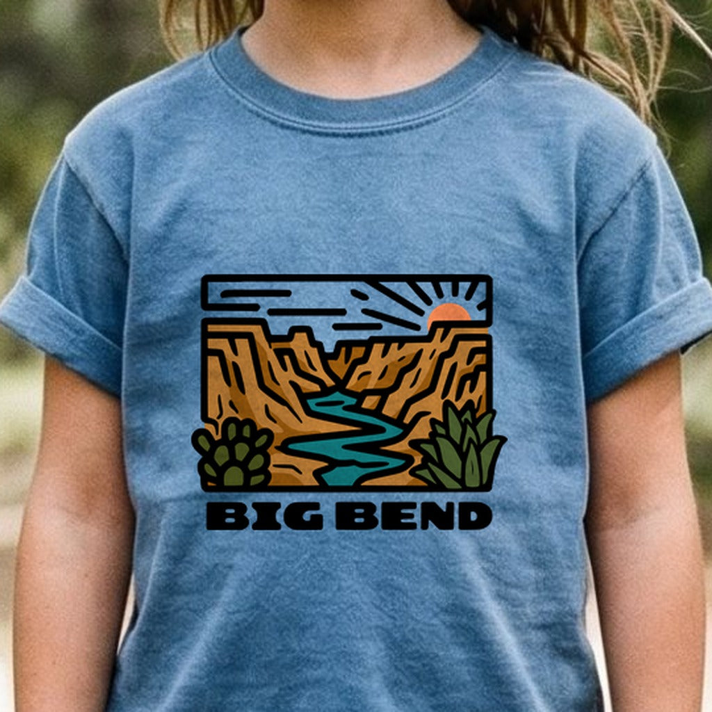 Big Bend National Park Kids Cotton T-Shirt