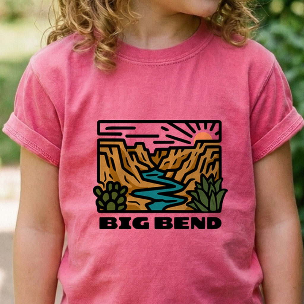 Big Bend National Park Kids Cotton T-Shirt