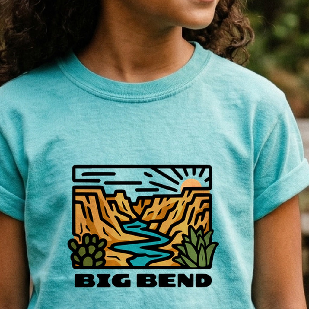 Big Bend National Park Kids Cotton T-Shirt