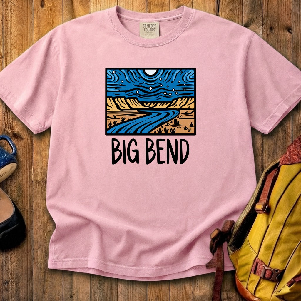 Big Bend National Park at Night Cotton T-Shirt