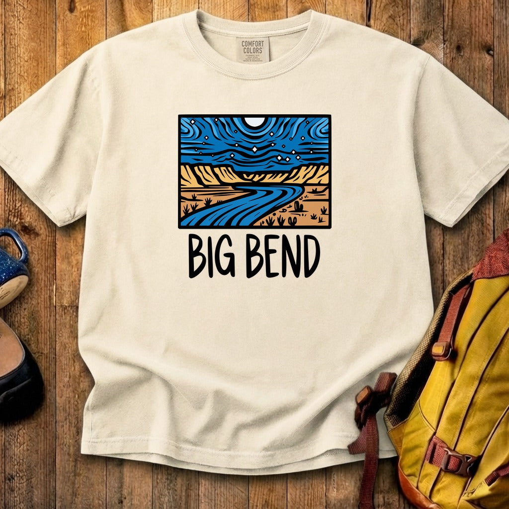 Big Bend National Park at Night Cotton T-Shirt