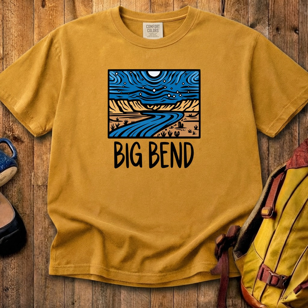 Big Bend National Park at Night Cotton T-Shirt