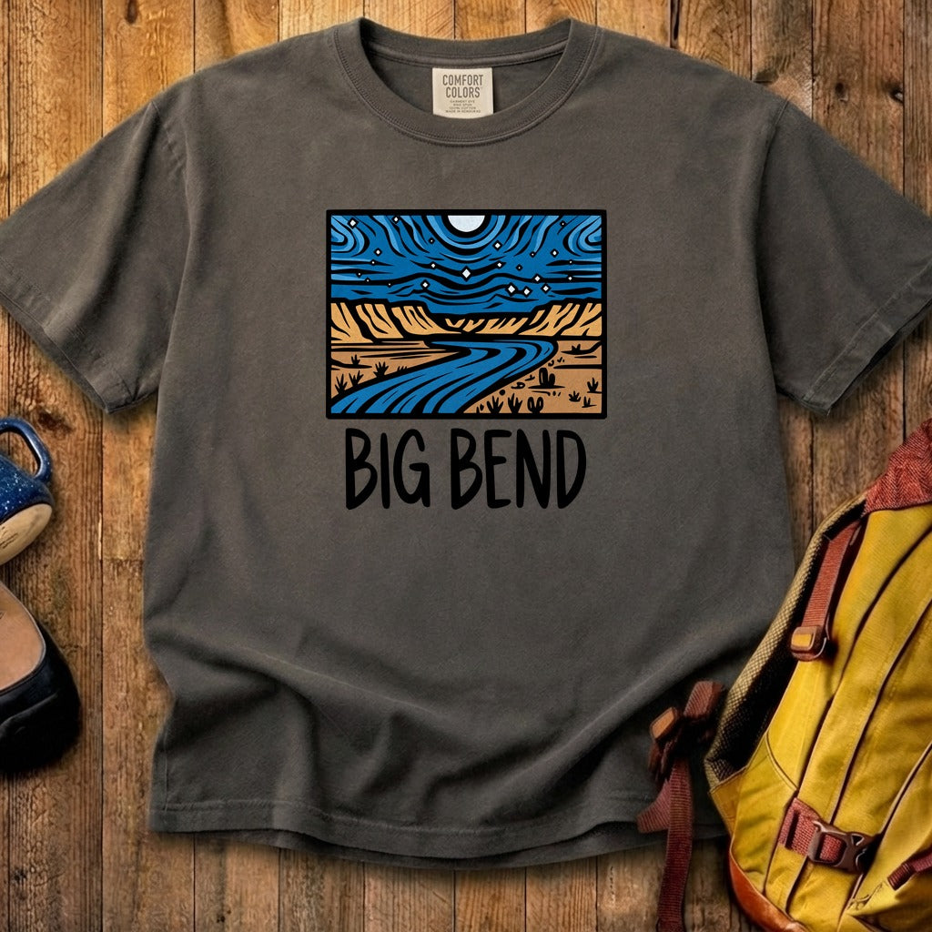 Big Bend National Park at Night Cotton T-Shirt