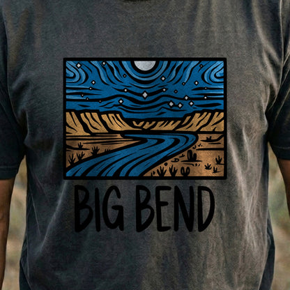 Big Bend National Park at Night Cotton T-Shirt