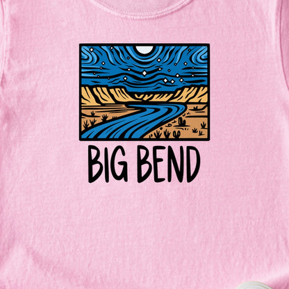 Big Bend National Park at Night Kids Cotton T-Shirt