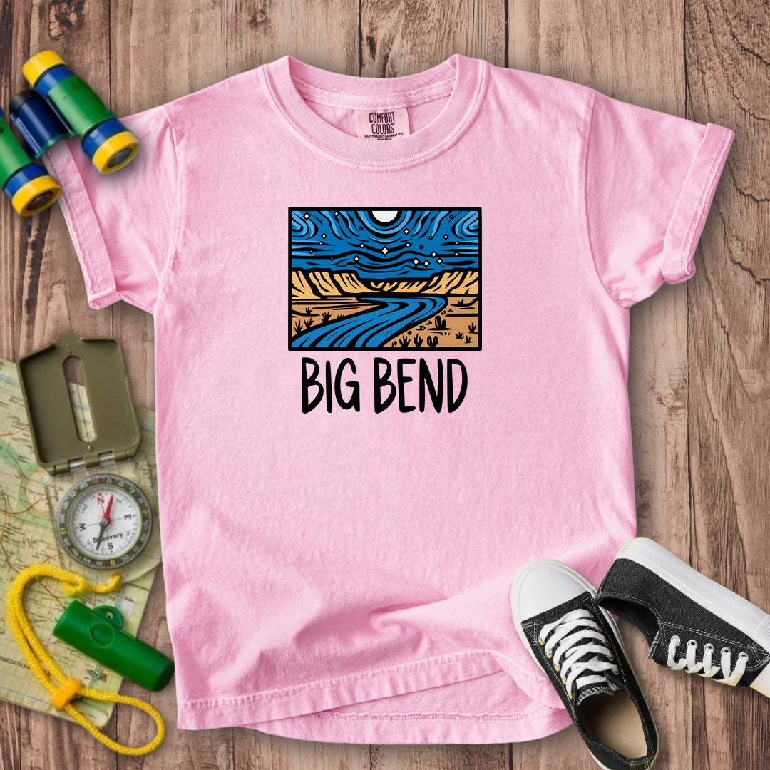 Big Bend National Park at Night Kids Cotton T-Shirt