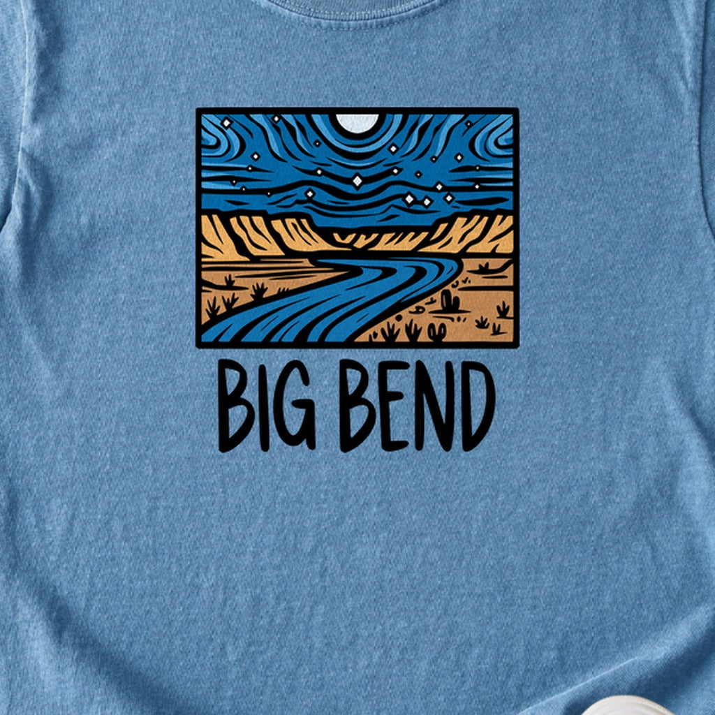 Big Bend National Park at Night Kids Cotton T-Shirt