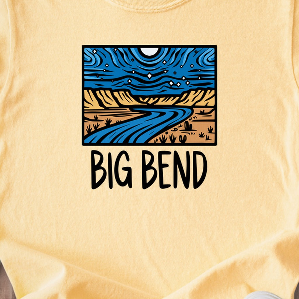 Big Bend National Park at Night Kids Cotton T-Shirt