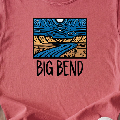 Big Bend National Park at Night Kids Cotton T-Shirt
