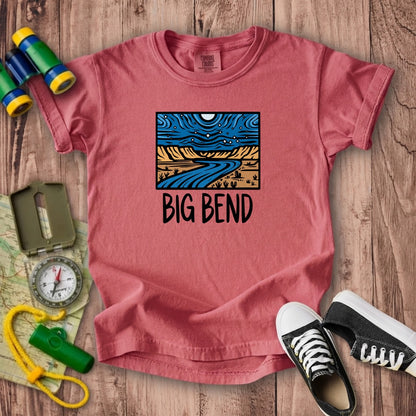 Big Bend National Park at Night Kids Cotton T-Shirt