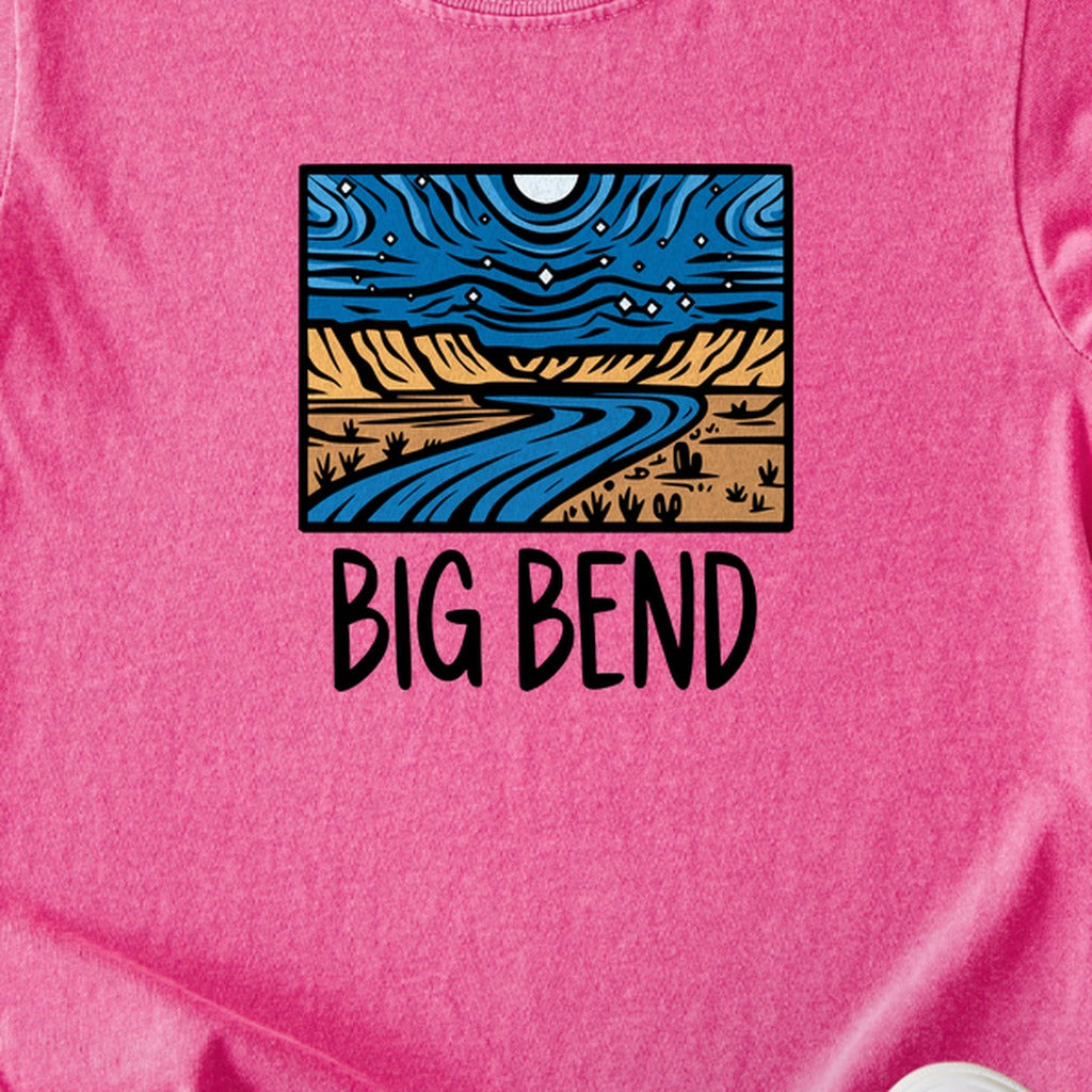 Big Bend National Park at Night Kids Cotton T-Shirt