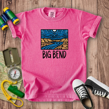 Big Bend National Park at Night Kids Cotton T-Shirt