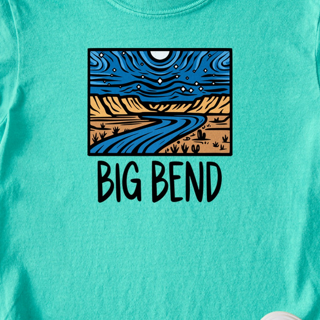 Big Bend National Park at Night Kids Cotton T-Shirt