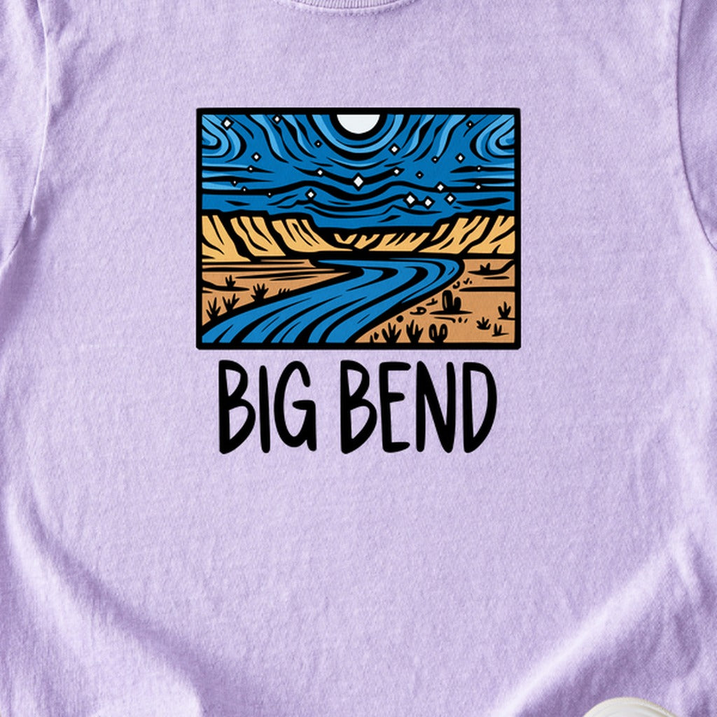 Big Bend National Park at Night Kids Cotton T-Shirt