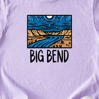 Big Bend National Park at Night Kids Cotton T-Shirt
