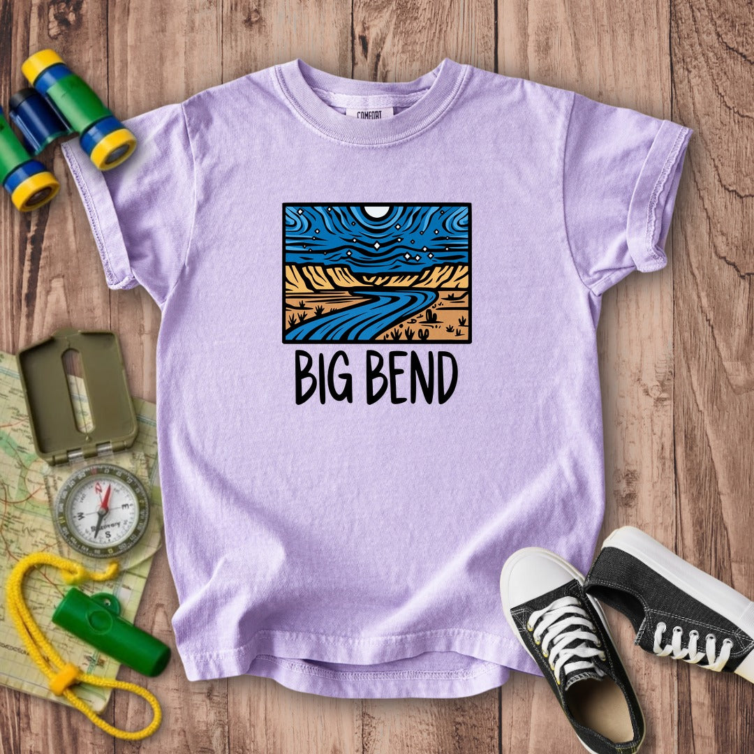 Big Bend National Park at Night Kids Cotton T-Shirt