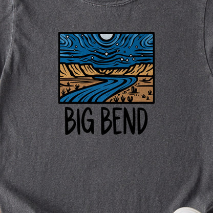 Big Bend National Park at Night Kids Cotton T-Shirt