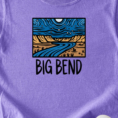 Big Bend National Park at Night Kids Cotton T-Shirt