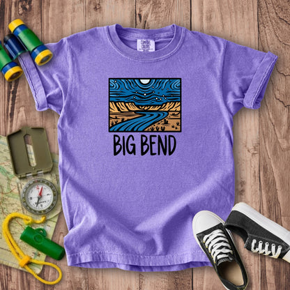 Big Bend National Park at Night Kids Cotton T-Shirt