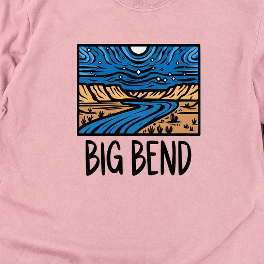 Big Bend National Park at Night Cotton Long Sleeve