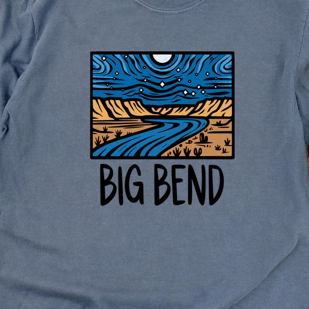 Big Bend National Park at Night Cotton Long Sleeve