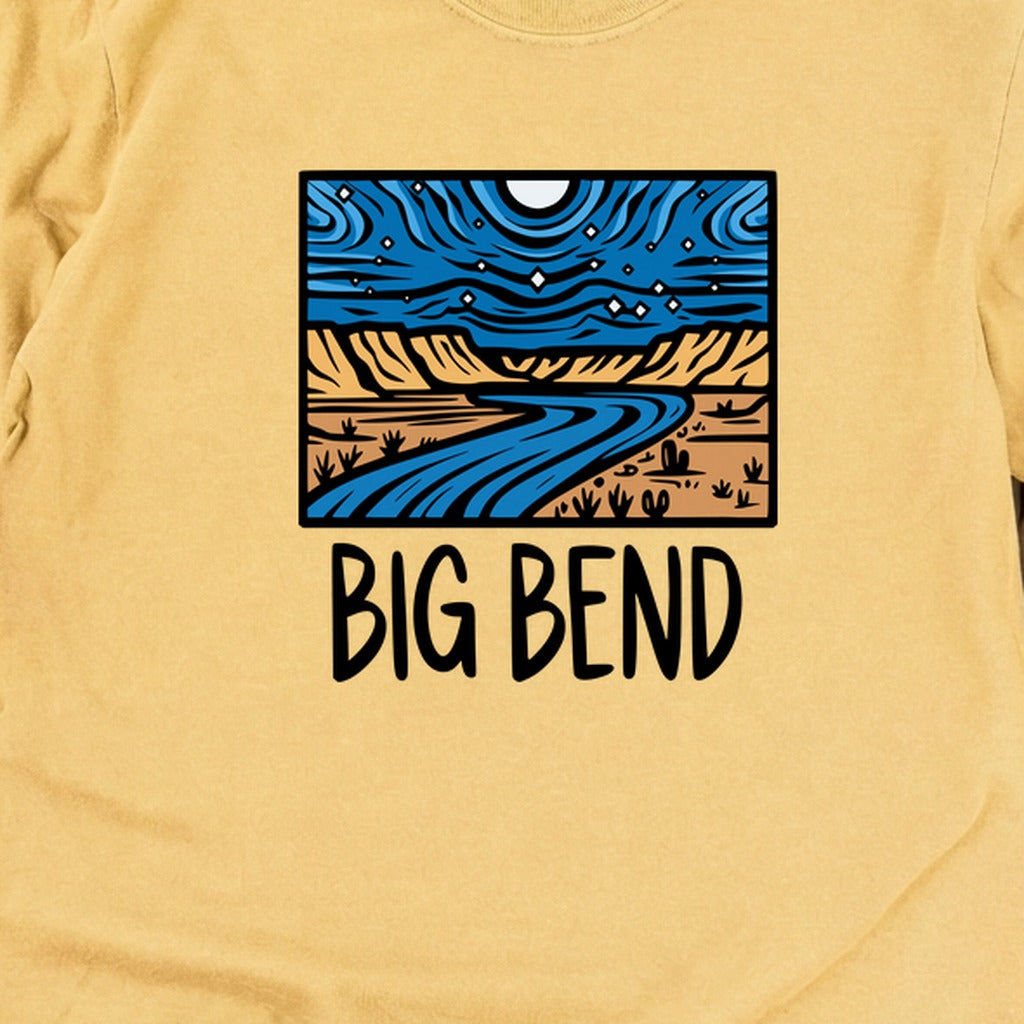 Big Bend National Park at Night Cotton Long Sleeve
