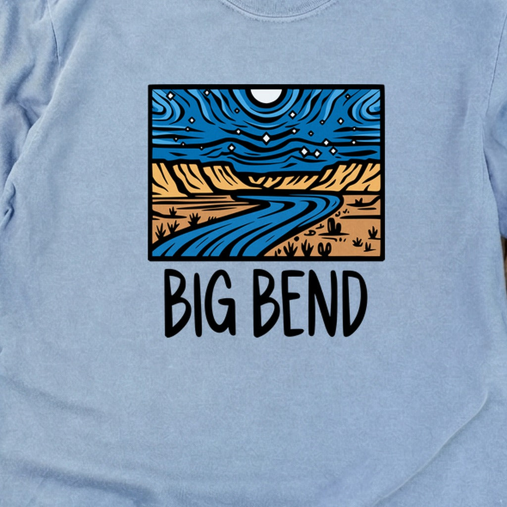 Big Bend National Park at Night Cotton Long Sleeve