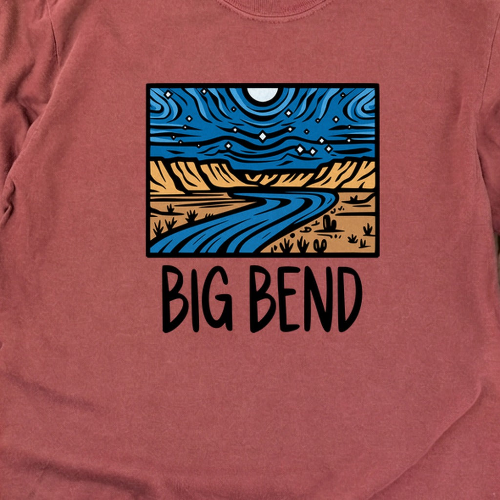 Big Bend National Park at Night Cotton Long Sleeve