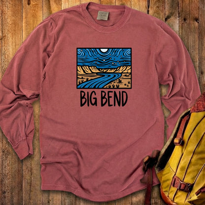 Big Bend National Park at Night Cotton Long Sleeve