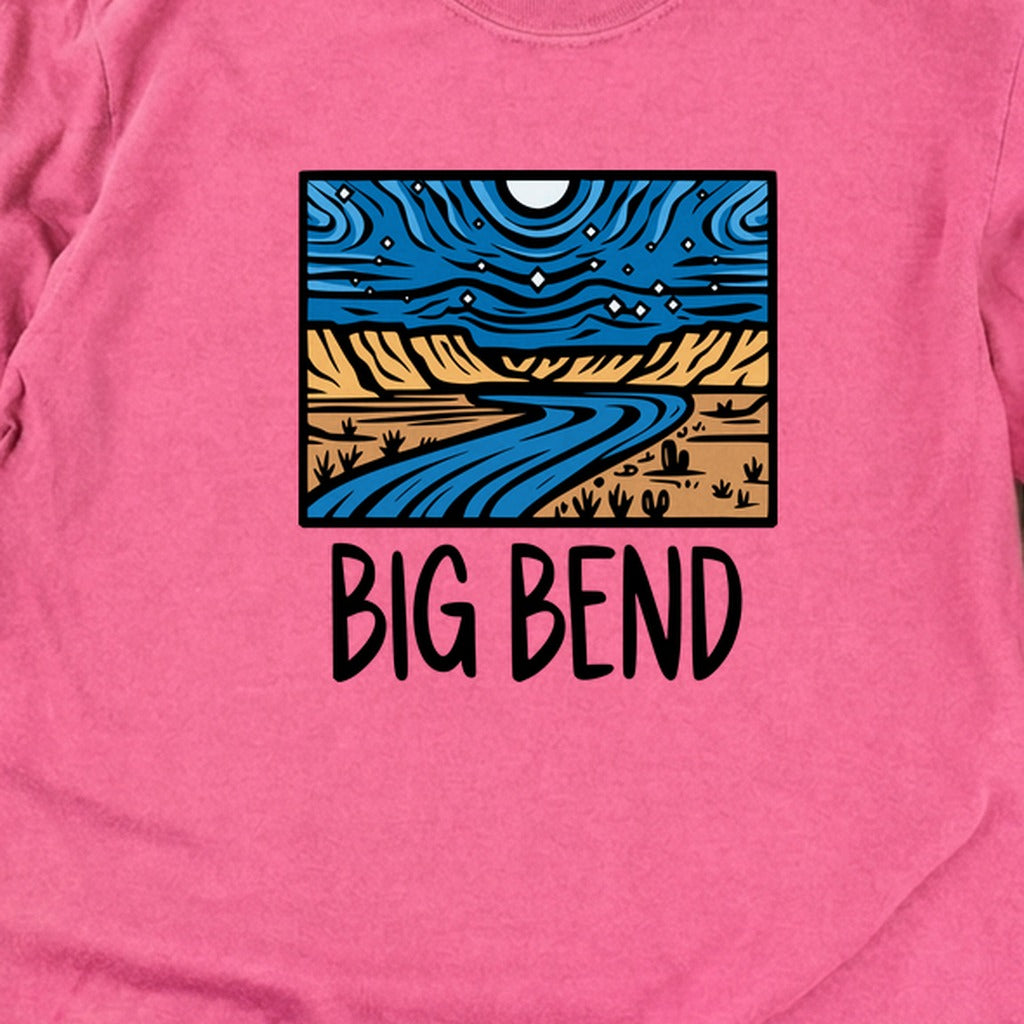 Big Bend National Park at Night Cotton Long Sleeve
