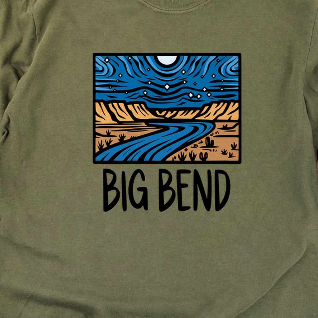 Big Bend National Park at Night Cotton Long Sleeve