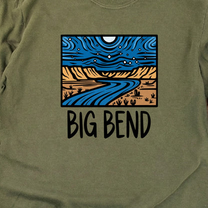Big Bend National Park at Night Cotton Long Sleeve
