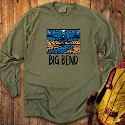 Big Bend National Park at Night Cotton Long Sleeve