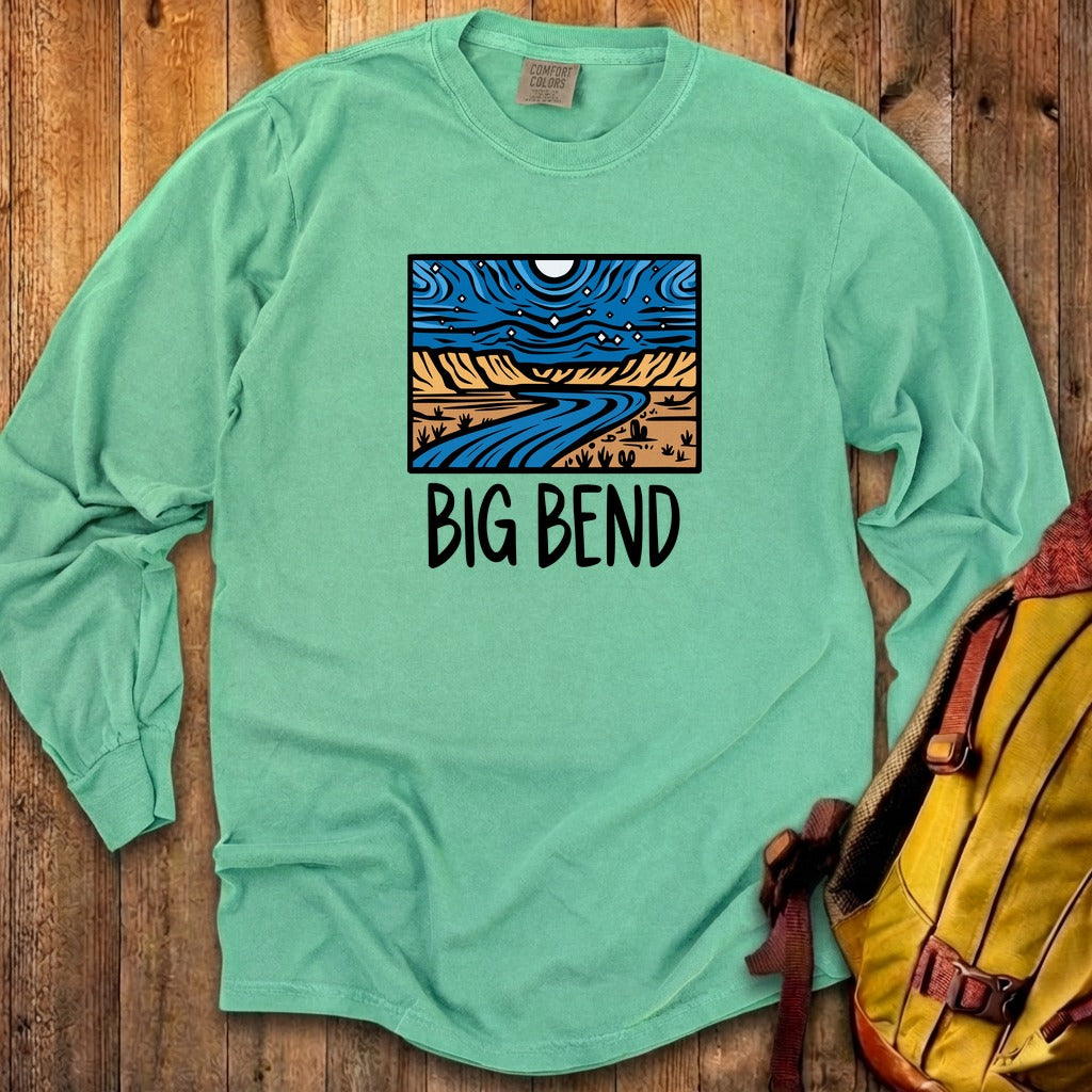 Big Bend National Park at Night Cotton Long Sleeve