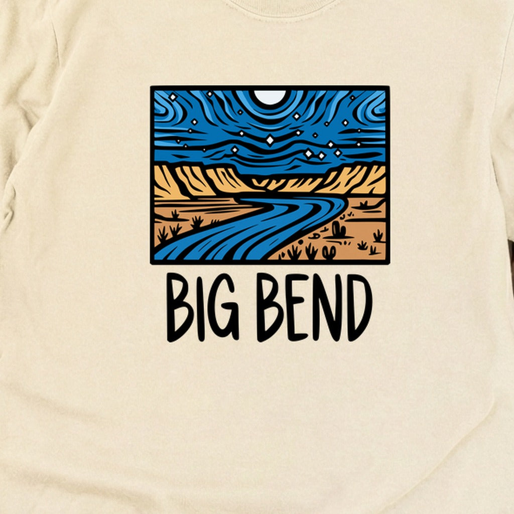 Big Bend National Park at Night Cotton Long Sleeve