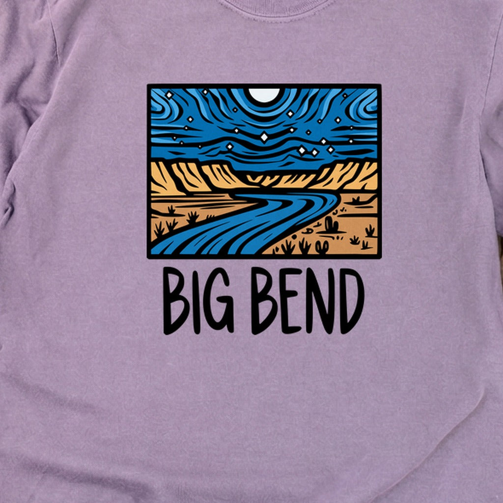 Big Bend National Park at Night Cotton Long Sleeve