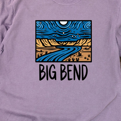 Big Bend National Park at Night Cotton Long Sleeve