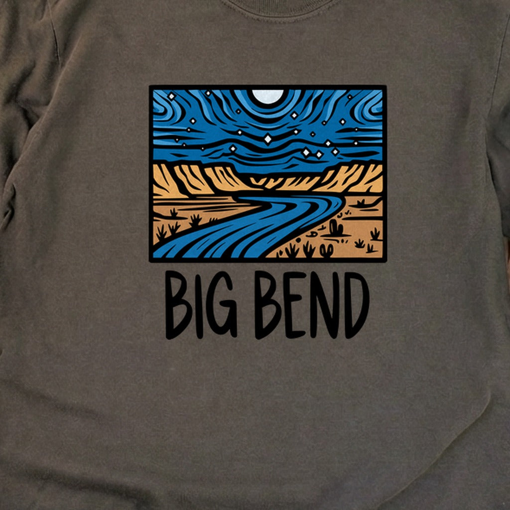 Big Bend National Park at Night Cotton Long Sleeve