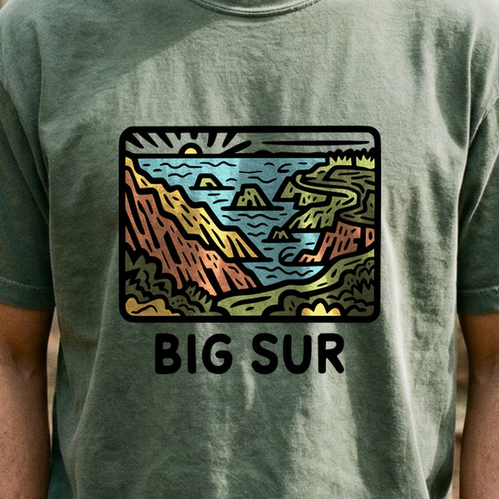 Big Sur State Park Cotton T-Shirt