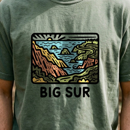 Big Sur State Park Cotton T-Shirt