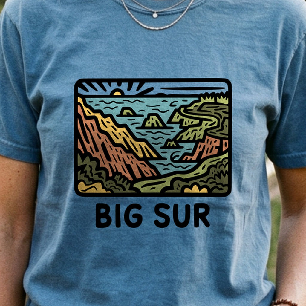 Big Sur State Park Cotton T-Shirt