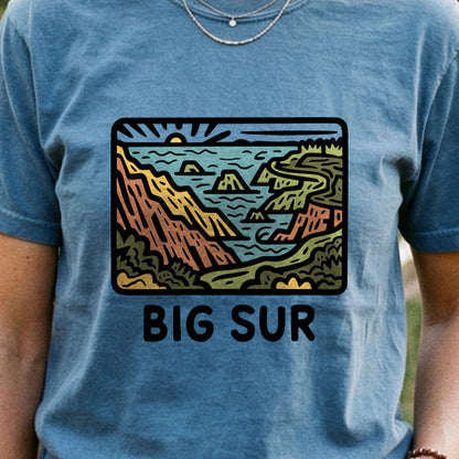 Big Sur State Park Cotton T-Shirt
