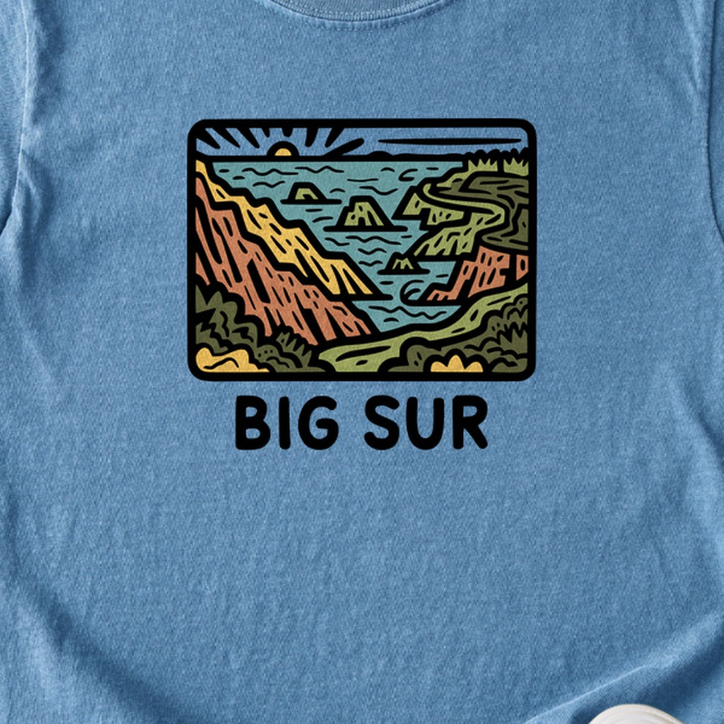 Big Sur State Park Kids Cotton T-Shirt