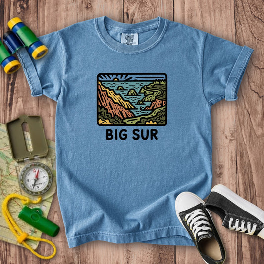 Big Sur State Park Kids Cotton T-Shirt