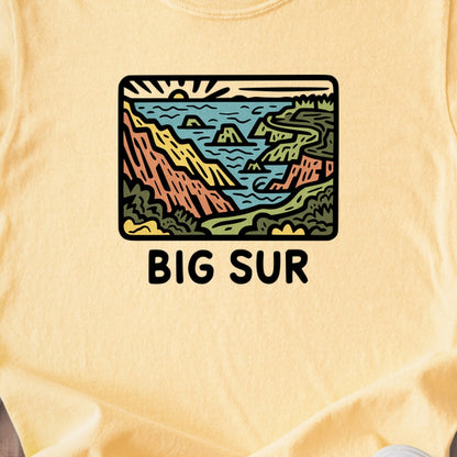 Big Sur State Park Kids Cotton T-Shirt