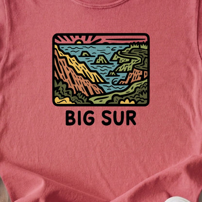 Big Sur State Park Kids Cotton T-Shirt
