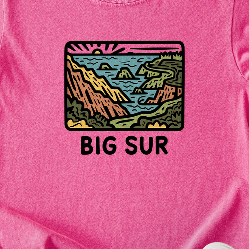 Big Sur State Park Kids Cotton T-Shirt