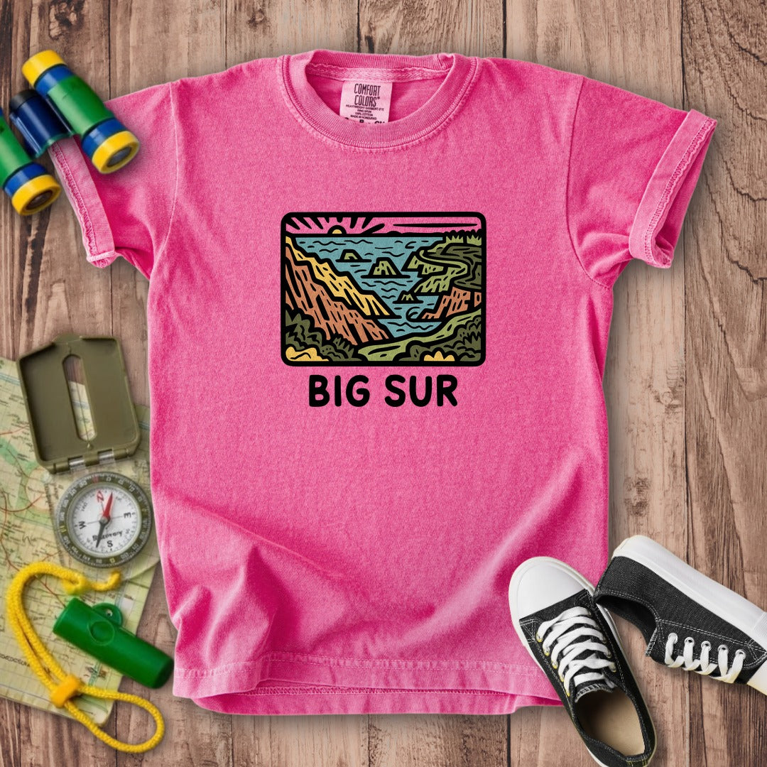 Big Sur State Park Kids Cotton T-Shirt